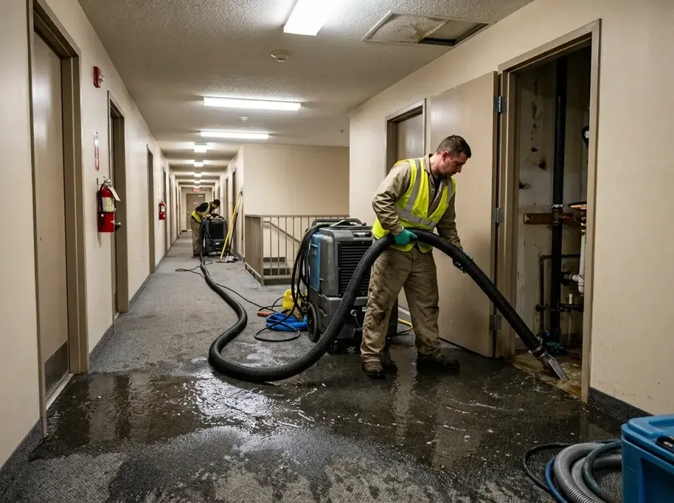 multi-unit-apartment-hallway-f-005 — frequently asked questions, Emergency Burst Pipe Water Extraction & Removal in Mead, CO